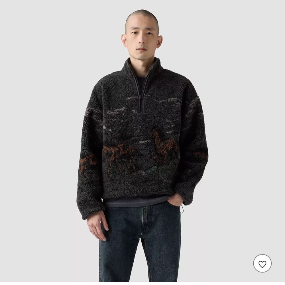 Levi's® Men's Idyllwild Popover Sweatshirt - Black